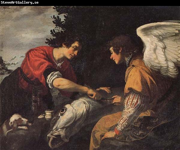 Jacopo Vignali Tobias and the Angel